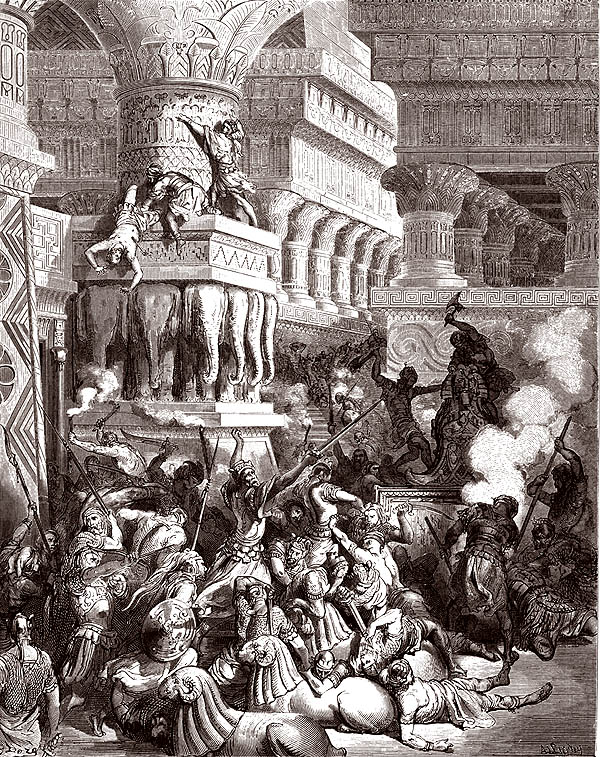 GIONATA INCENDIA IL TEMPIO DI DOGON maccabei I , 10,84